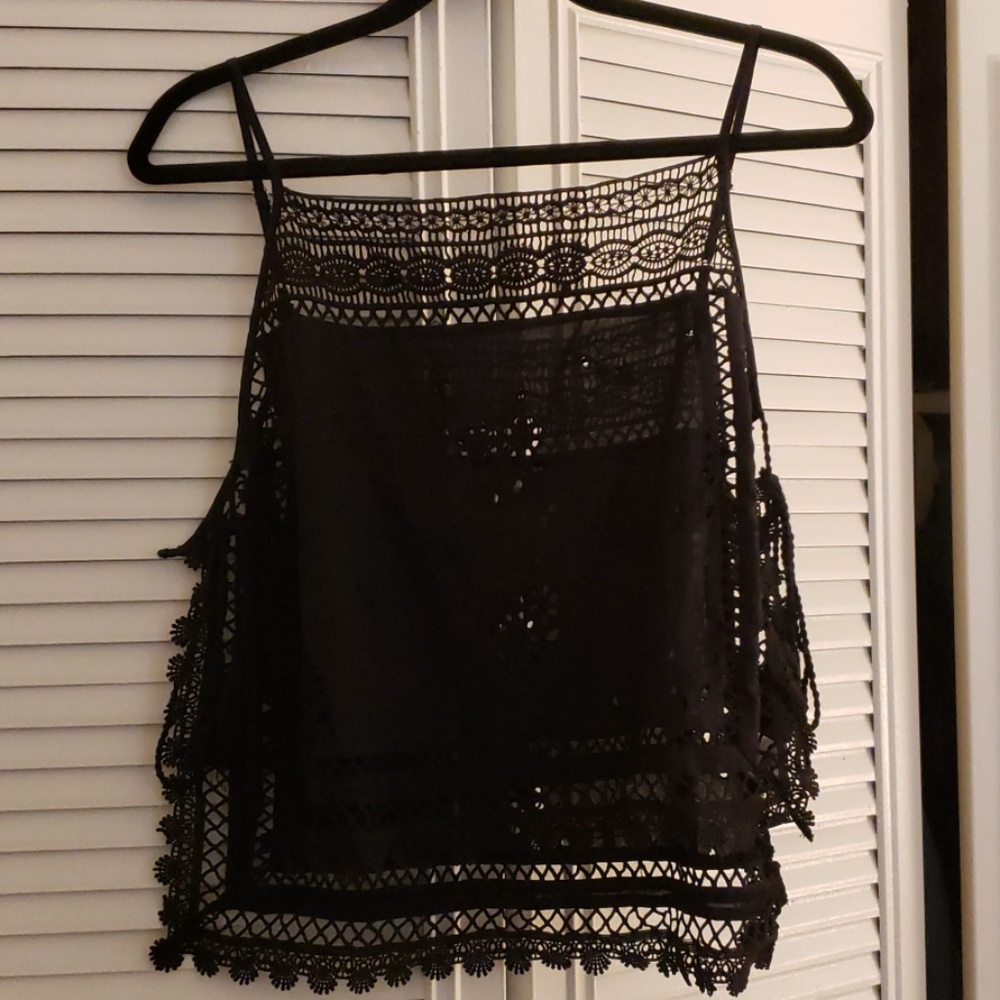 Free People Black Tank